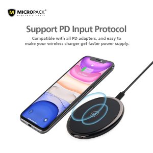 Micropack WCP-10 PD Air Wave Wireless Black Charger
