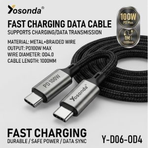 100w C-C Fast Charging Cable